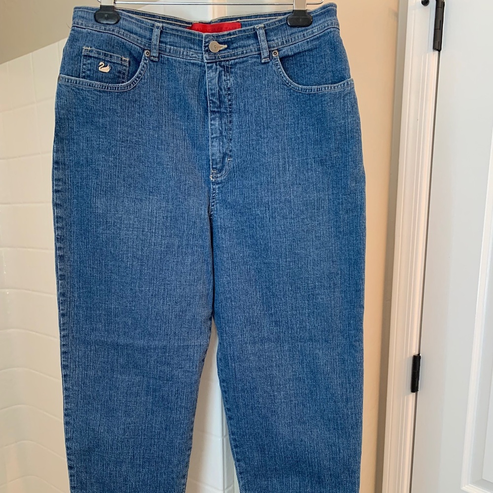 Gloria Vanderbilt women’s indigo denim tint finish jeans